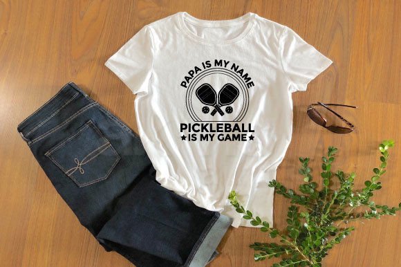 About Pickleball SVG T Shirt Design: Graphics and T-Shirt Designs for Publishers