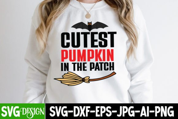 Cutest Pumpkin in the Patch SVG Cut File for Graphics