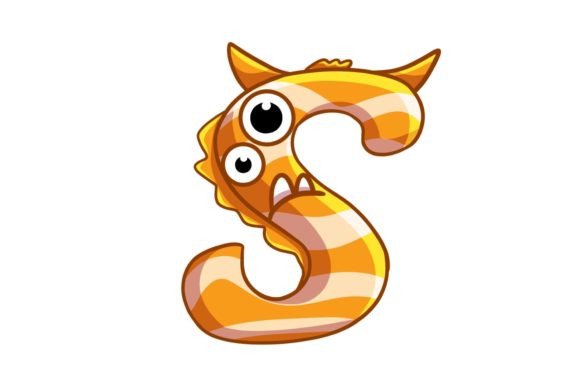 Funny Monsters S Alphabet Cartoon: Graphics for Illustrations