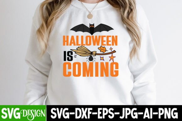 Halloween is Coming SVG Cut File for Graphics and T-Shirt Designs