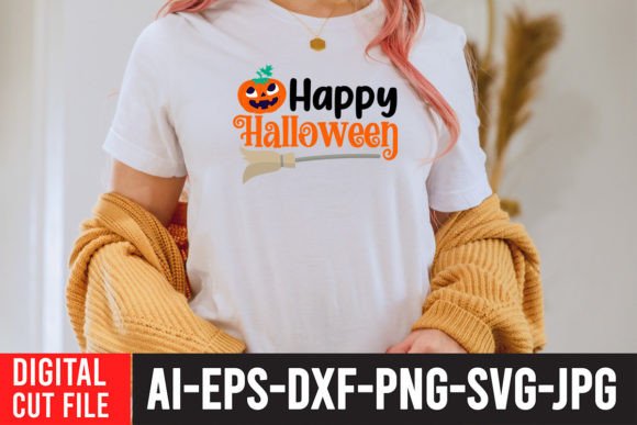 Happy Halloween SVG Cut File Free Design for Graphics