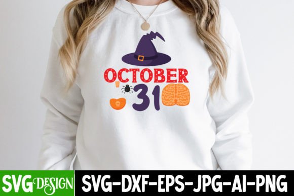 October 31 SVG Cut File: Essential Graphics for T-Shirt Designs