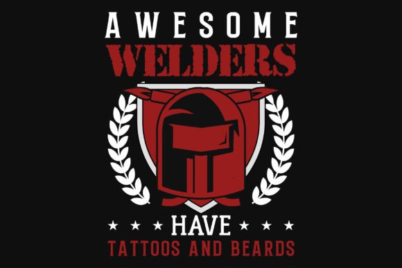 Welder Graphics Tshirt Design Vector Review